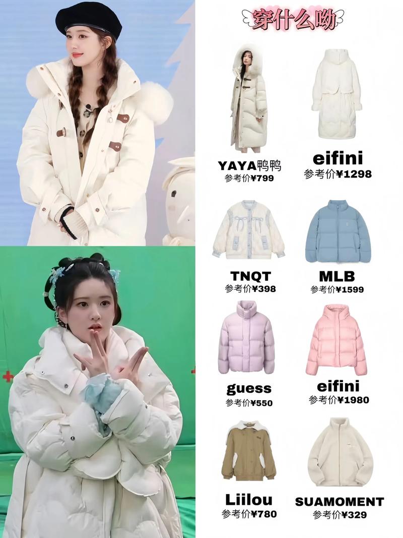 明星宽松冬衣外套女装-图3