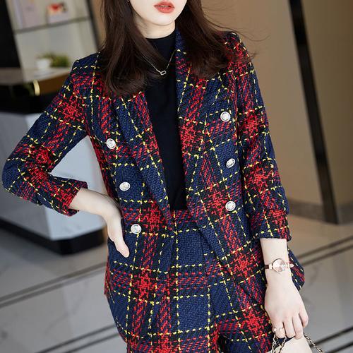 女装冬季套装短裤外套-图2