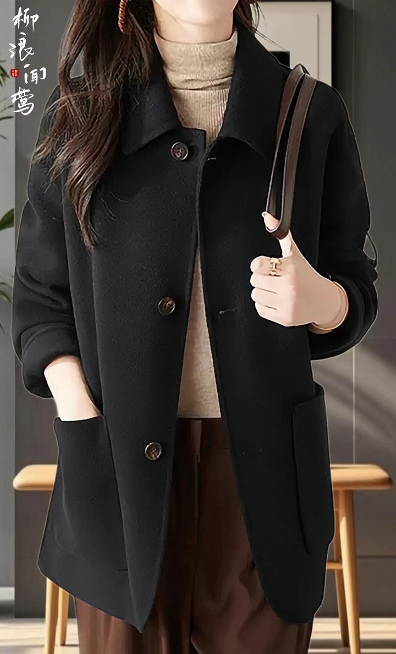 毛呢短款上衣图片有哪些款式推荐？-图3