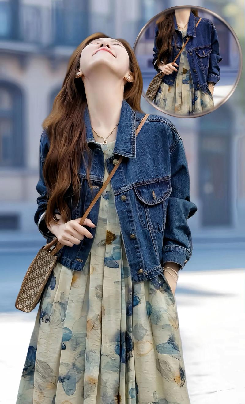 春季牛仔外套怎么搭出彩？-图1