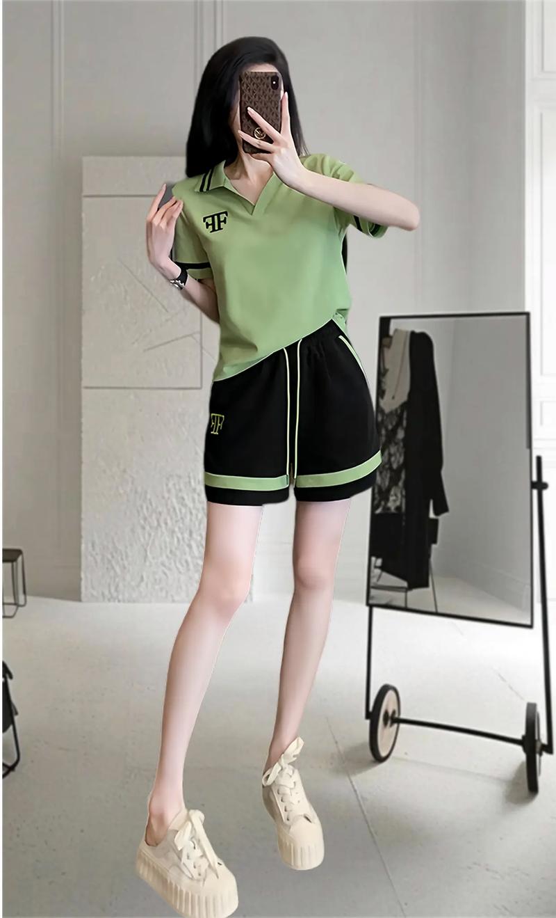 夏装短裤短袖套装怎么选显瘦？-图2