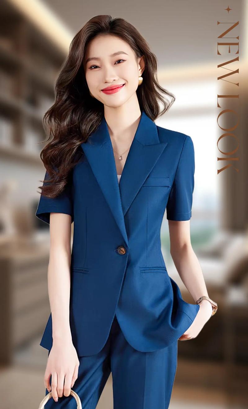 新款夏职业女装，如何兼顾优雅与职场实用性？-图1