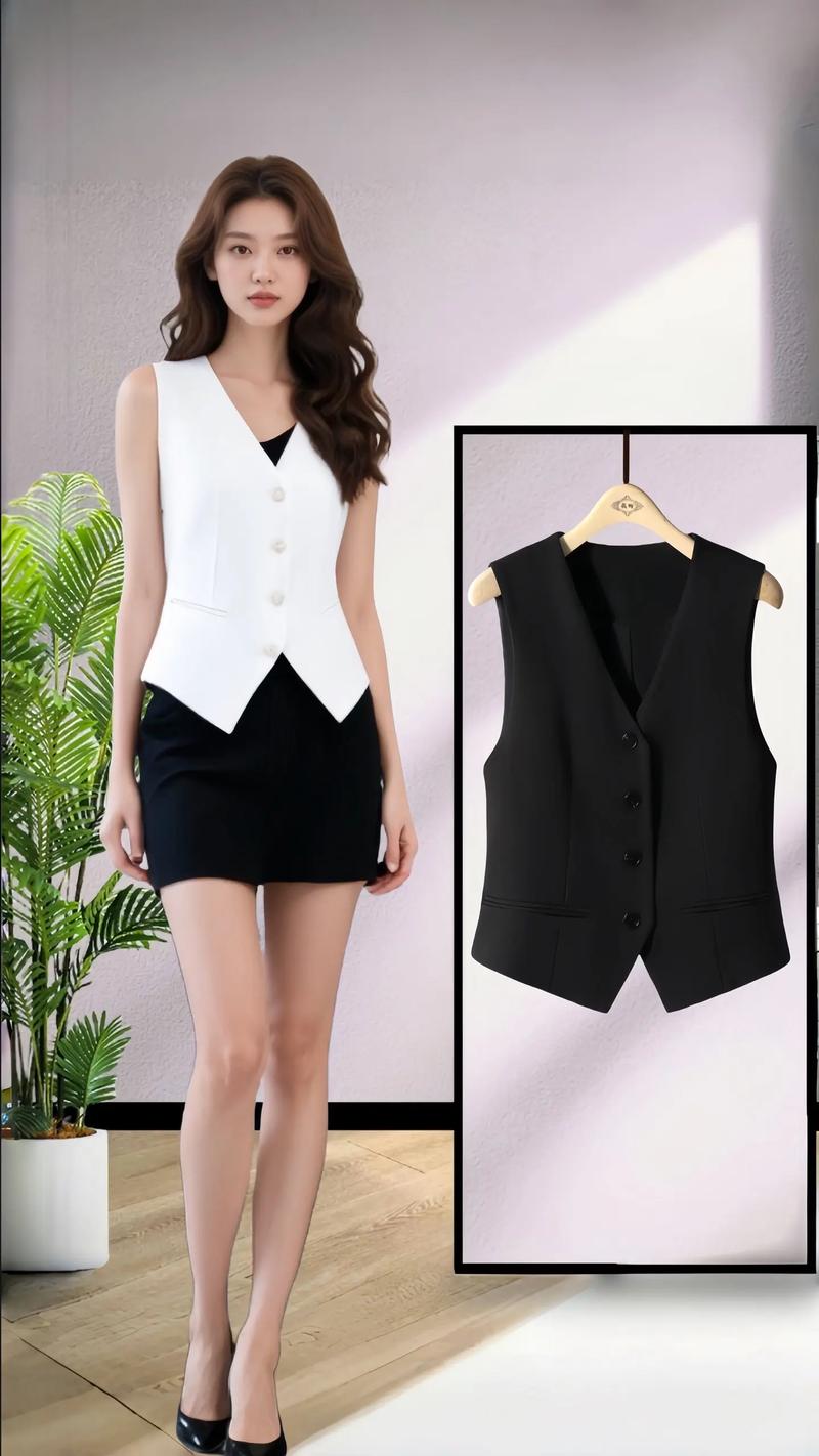 女装西服背心怎么搭才好看？-图1