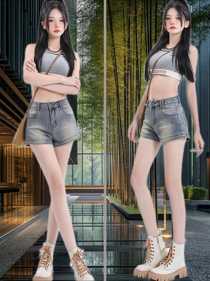 夏装新款牛仔短裤，今年流行什么款式？-图1
