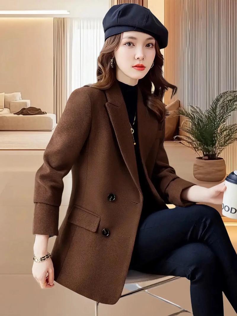 冬季毛呢外套怎么搭才显瘦时髦？-图1