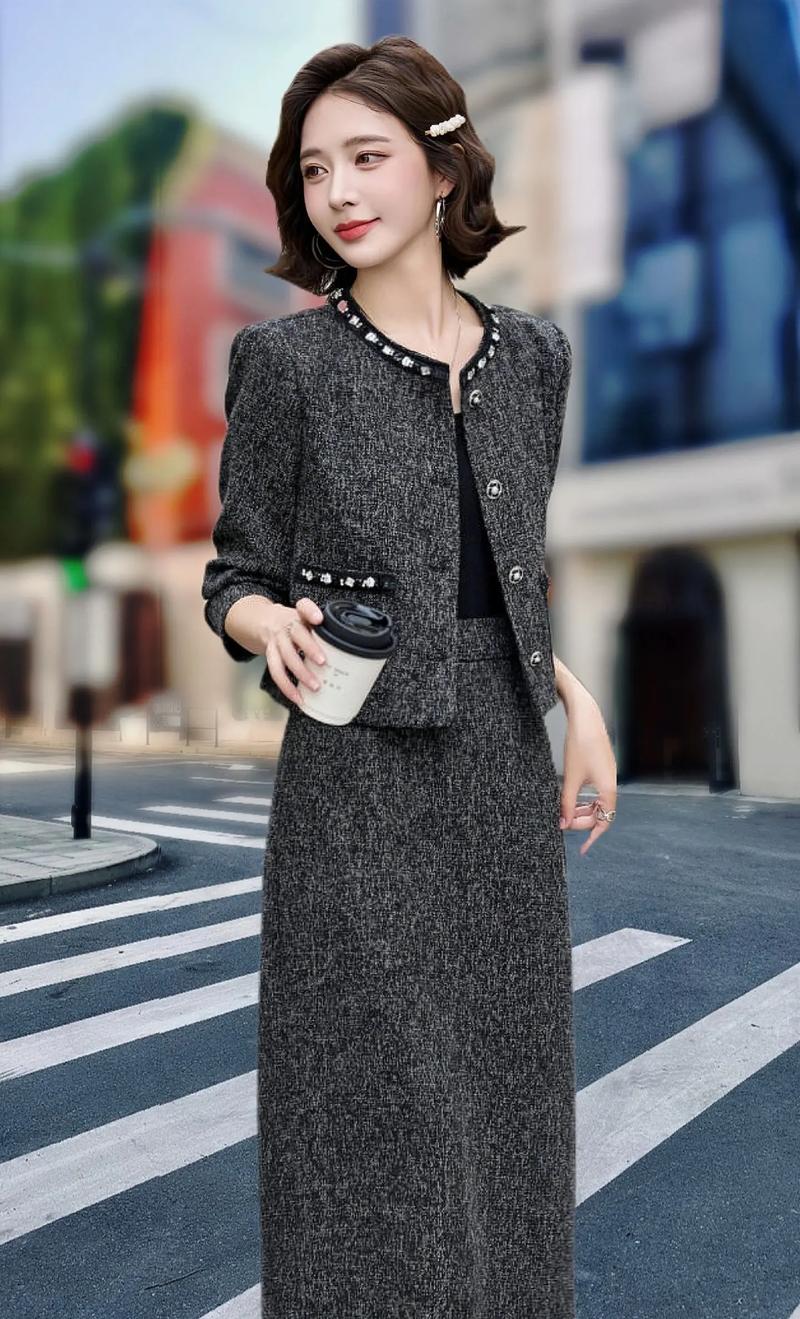 女装秋季套裙图片大全-图1