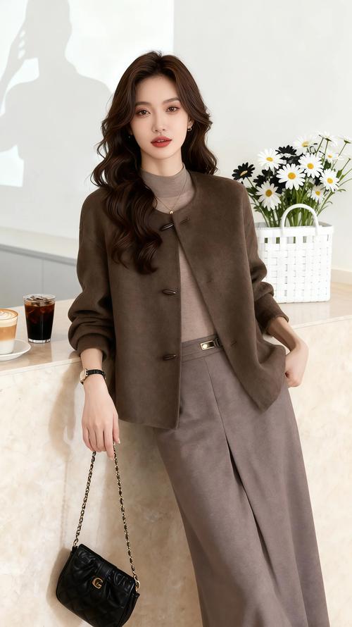 短款毛呢外套怎么搭显瘦又时髦？-图1