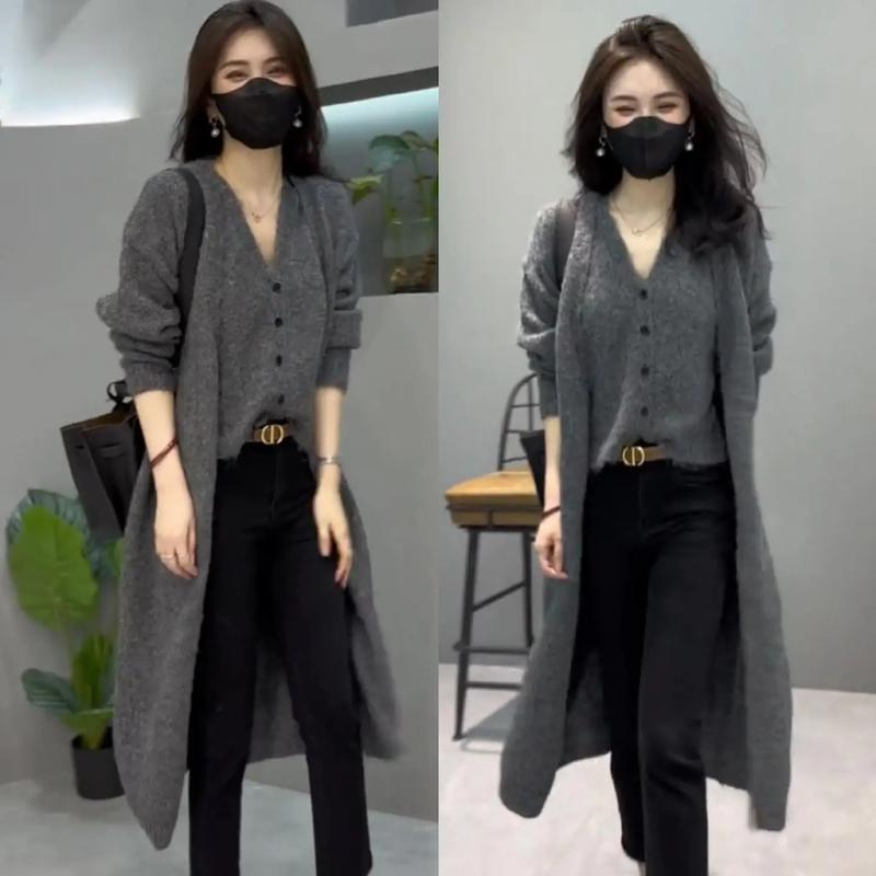 高领毛衣外套怎么搭才好看？-图2