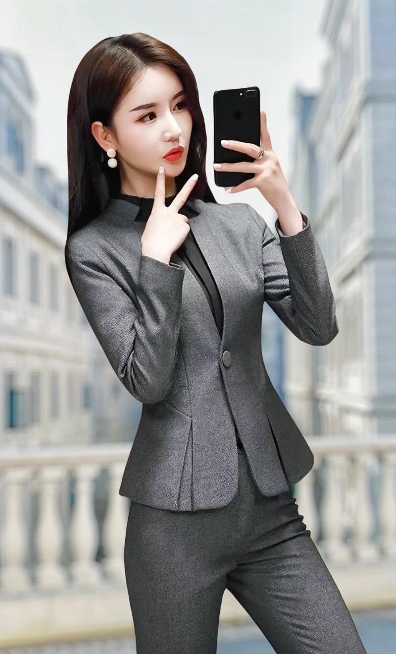 春装女装图片，哪些时尚职业穿搭更吸睛？-图2