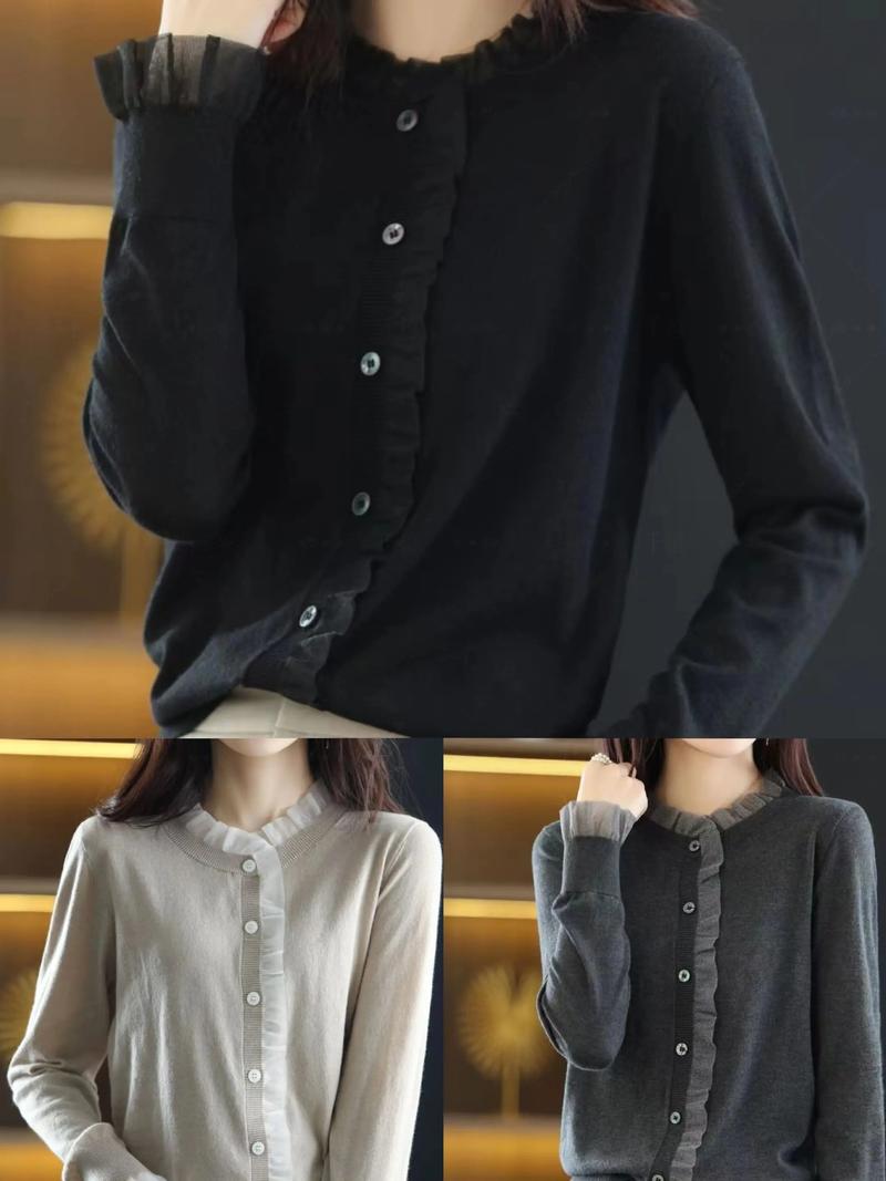 深秋毛衣女装怎么搭才保暖又时髦？-图3