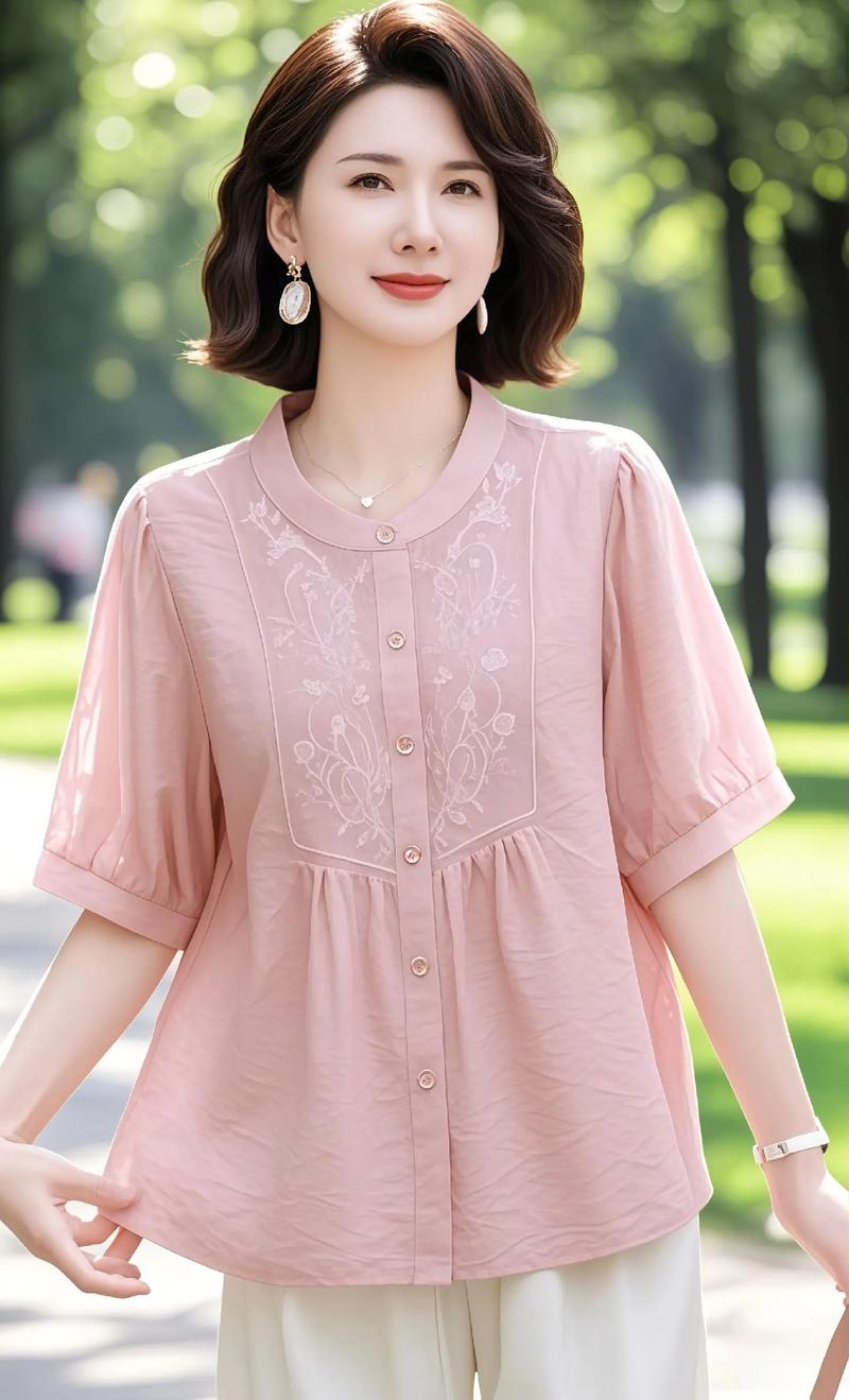 夏季妈妈穿搭怎么搭才时髦好看？-图2