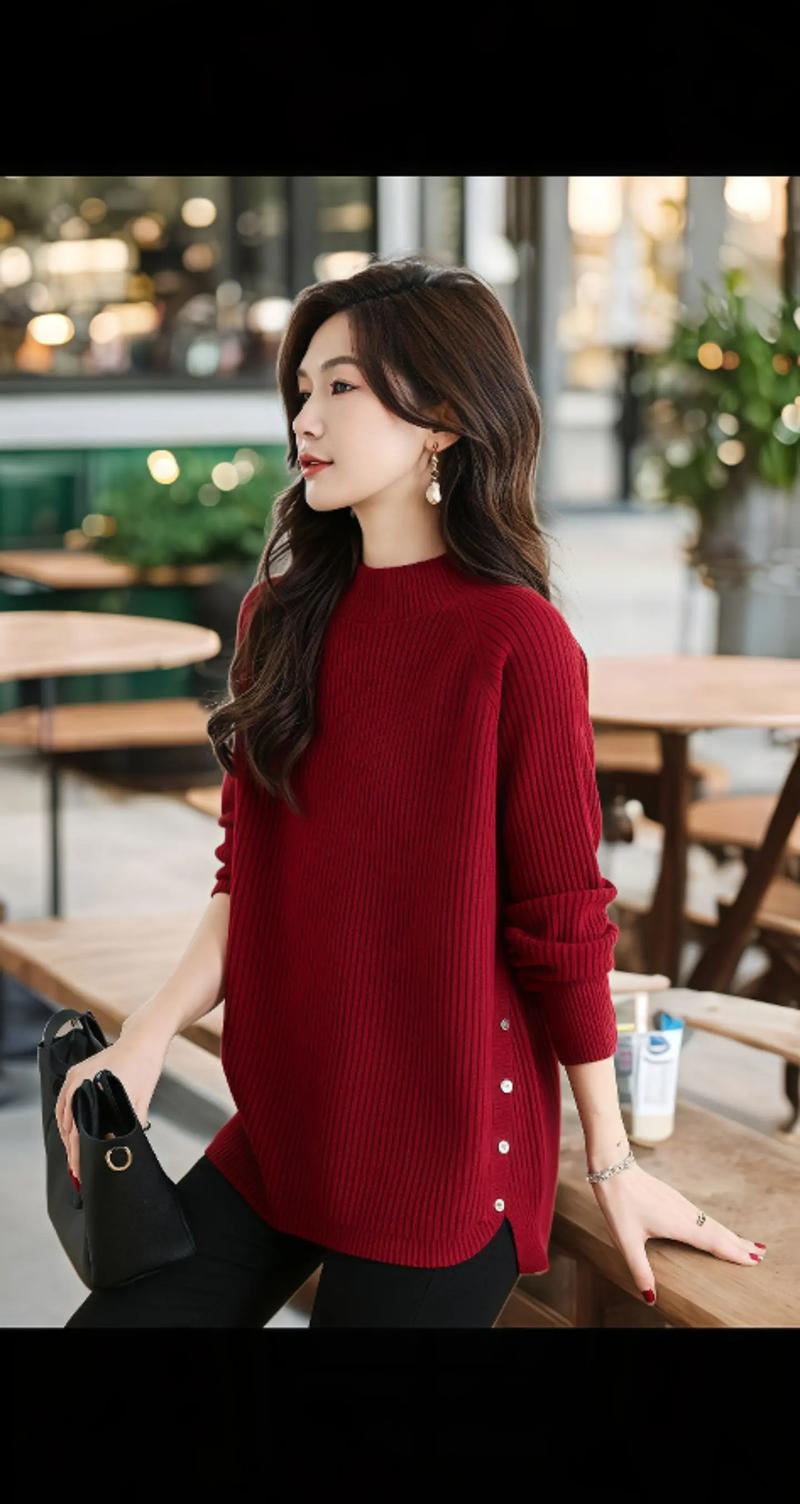 冬季毛衣怎么搭好看？-图1