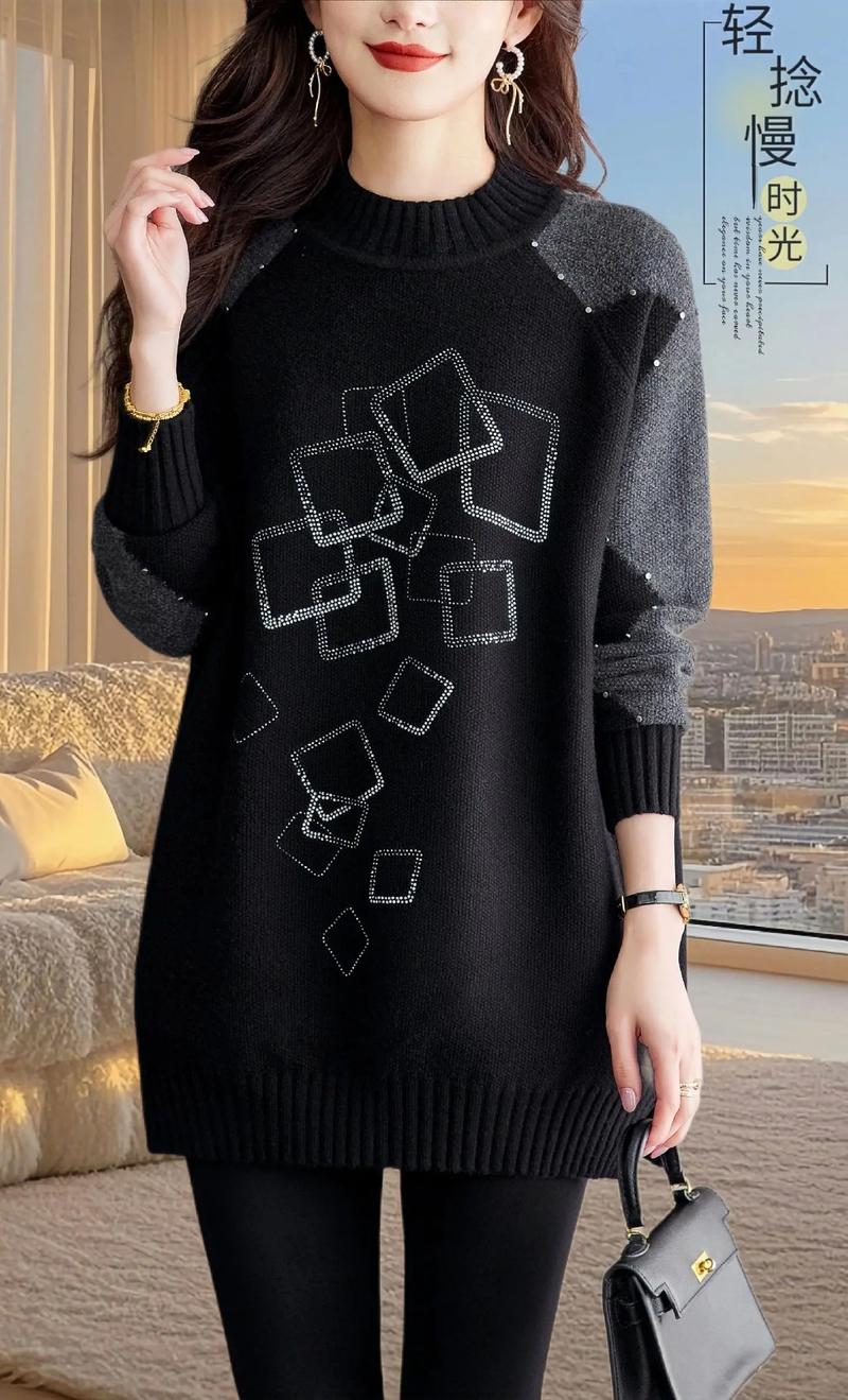 冬季毛衣怎么搭好看？-图3