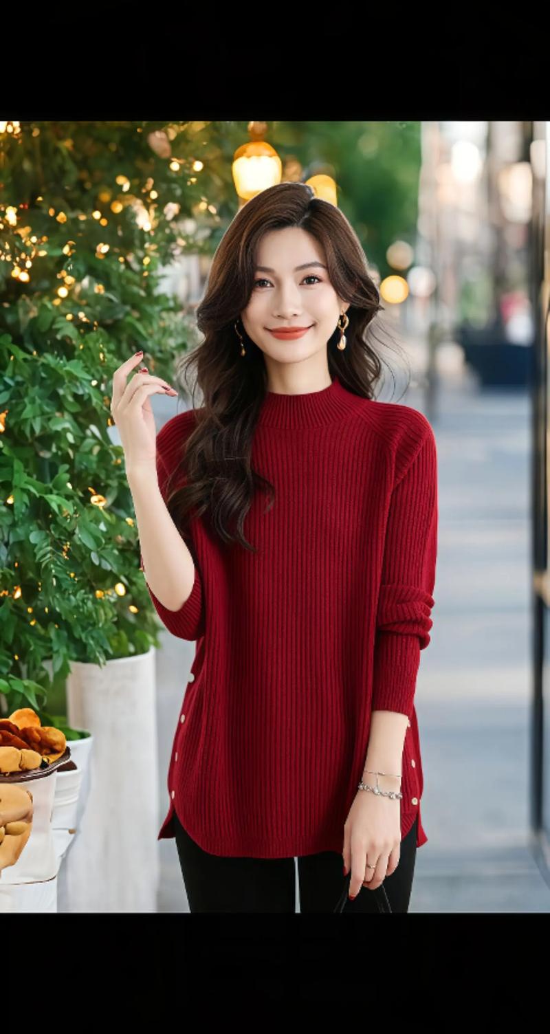 冬季毛衣怎么搭好看？-图2