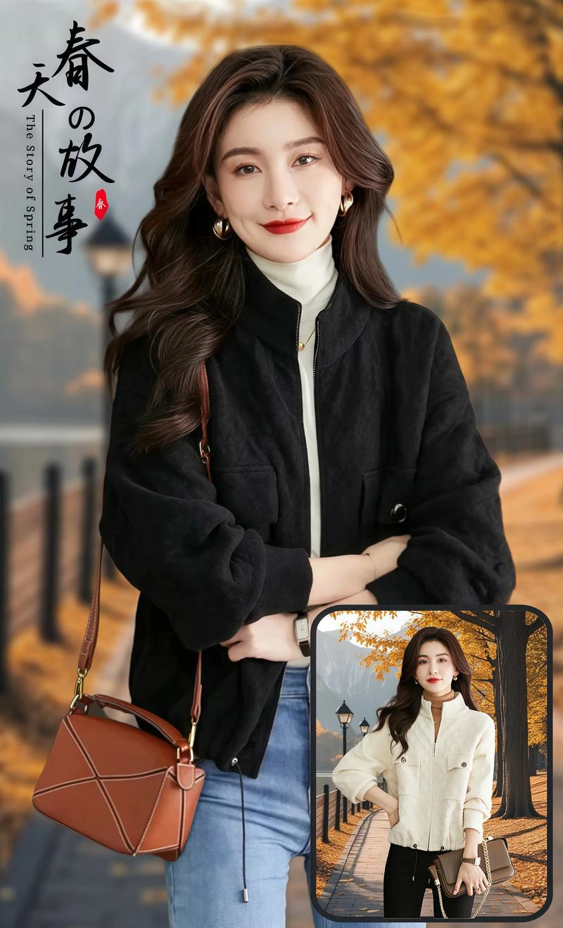 秋季短款外套女，短款怎么选？-图1