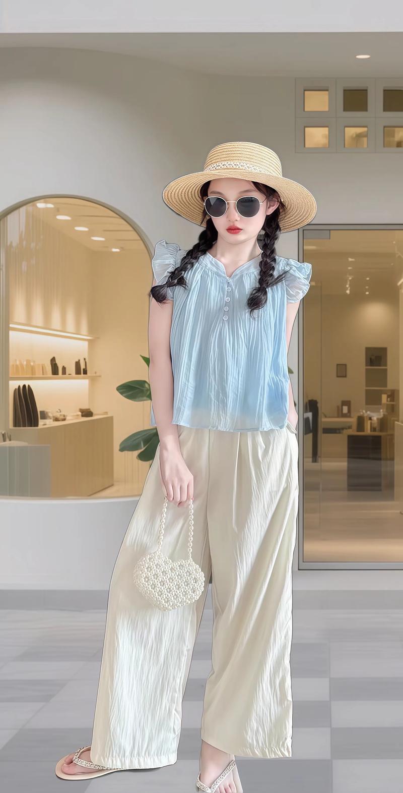 夏装休闲女装怎么搭好看？-图1