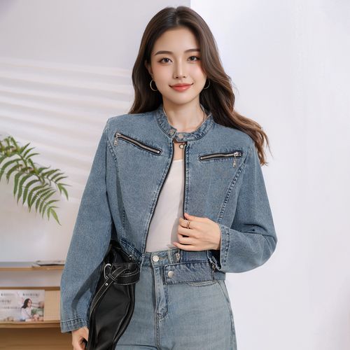 短款牛仔外套适合哪些身材？-图1