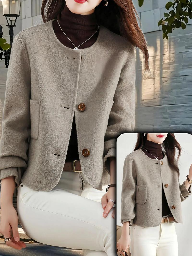 春夏短款毛呢外套，怎么选才显瘦？-图1