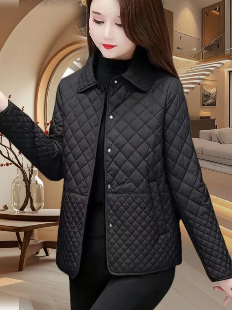 新款女装休闲棉衣，时尚怎么搭？-图2