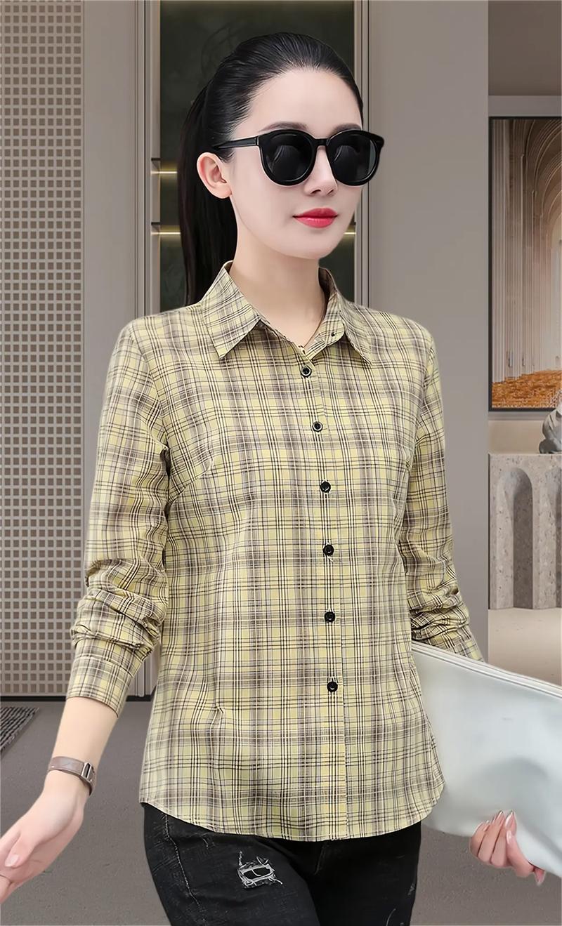 纯棉格子衬衫加厚适合什么季节穿？-图2