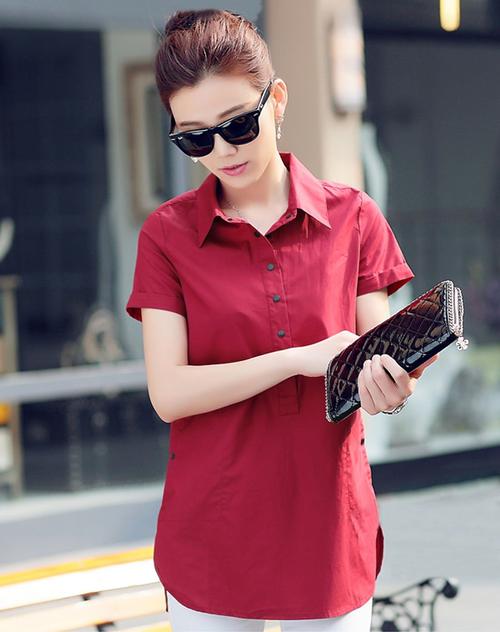 红色短袖女装怎么搭更出彩？-图3