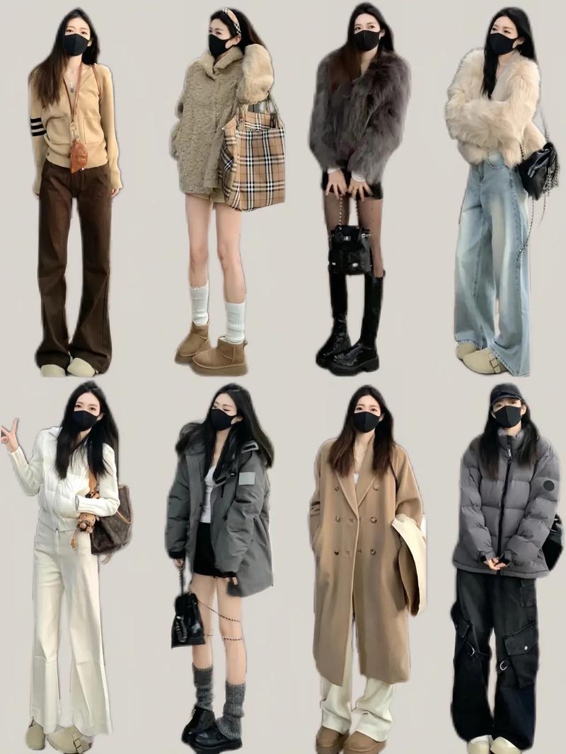 冬季女装搭配图，怎么搭才显瘦暖？-图2