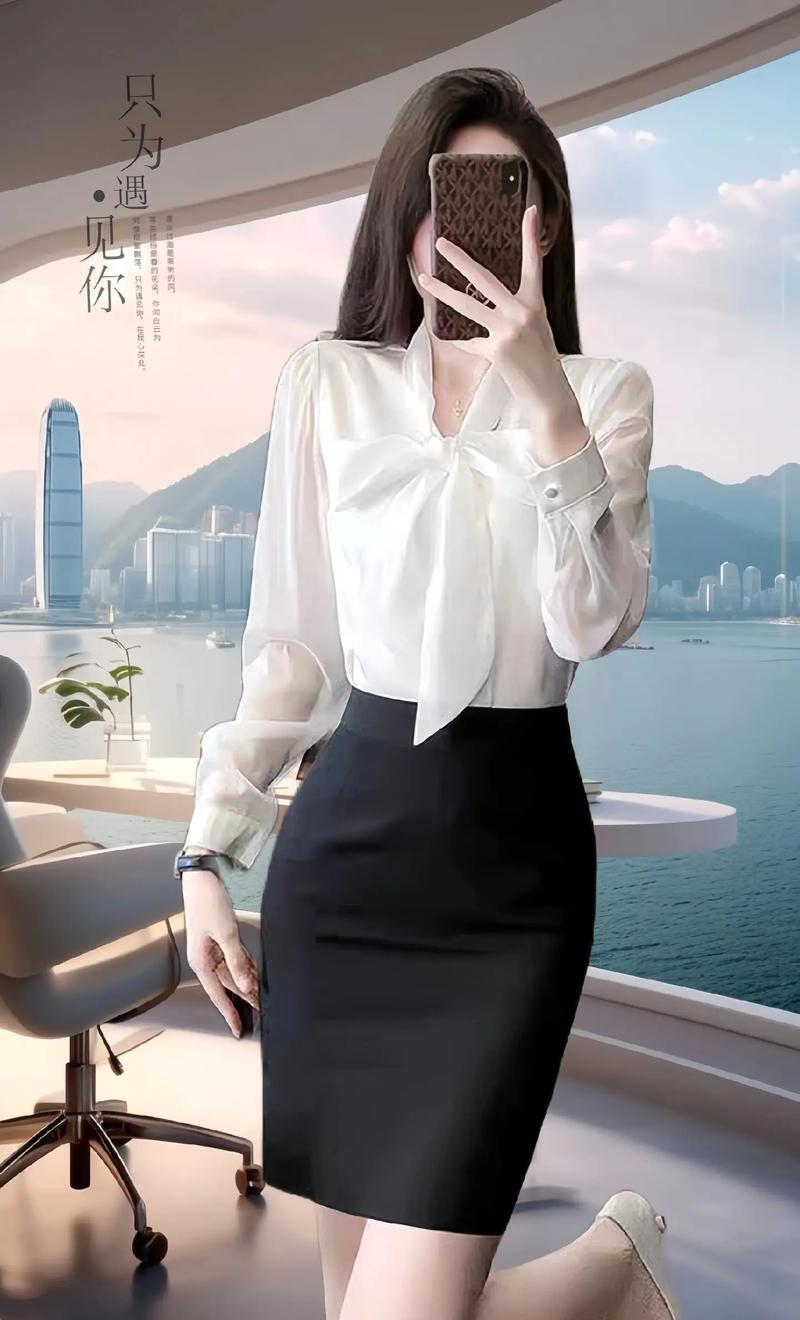 白色休闲衬衣女装套装怎么选？-图3