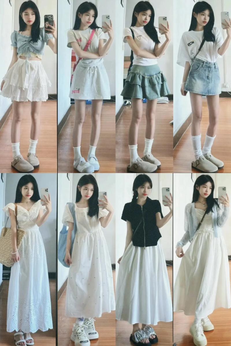 学生女装时尚搭配图，怎么搭才显气质？-图1