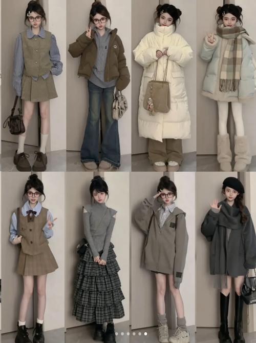 学生女装时尚搭配图，怎么搭才显气质？-图2