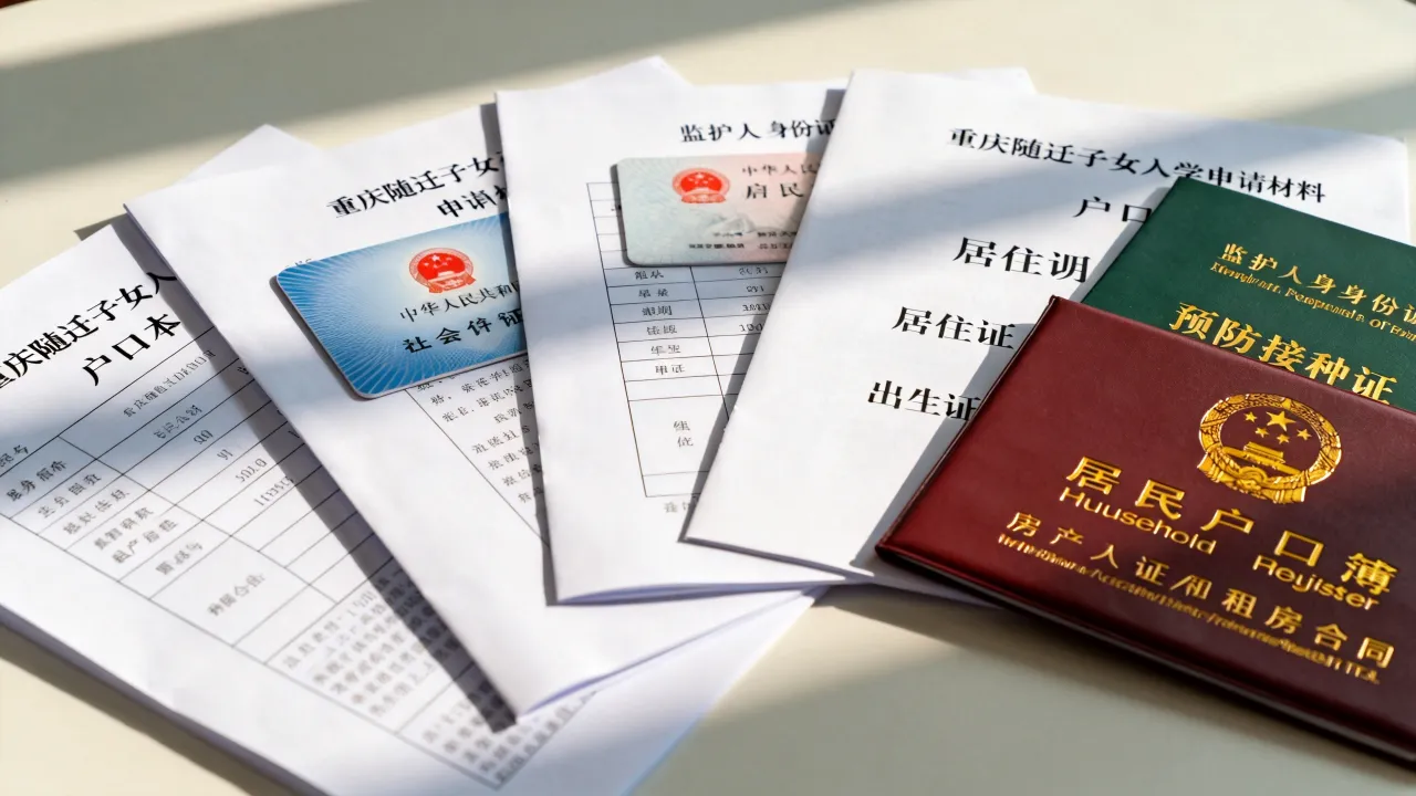 重庆随迁子女入学，需要准备哪些申请材料？