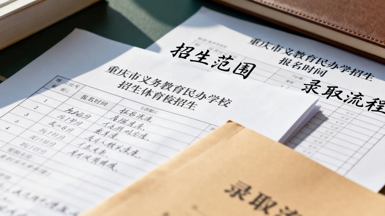 重庆义务教育民办学校招生规则说明