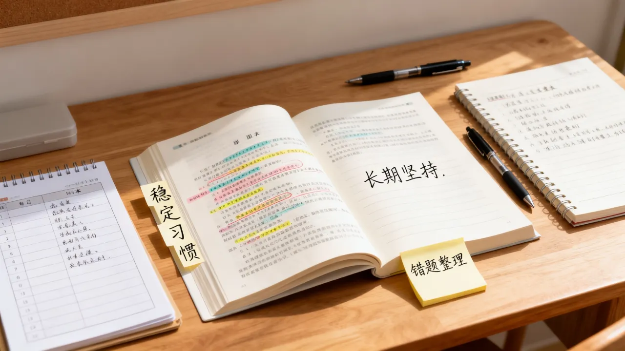 中小学学习提升没有捷径，稳定习惯比短期突击更重要