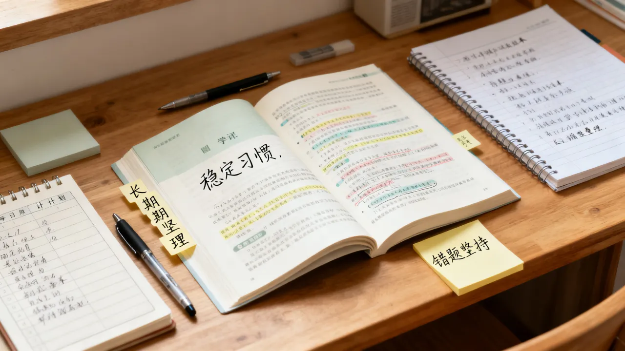 中小学学习提升没有捷径，稳定习惯比短期突击更重要