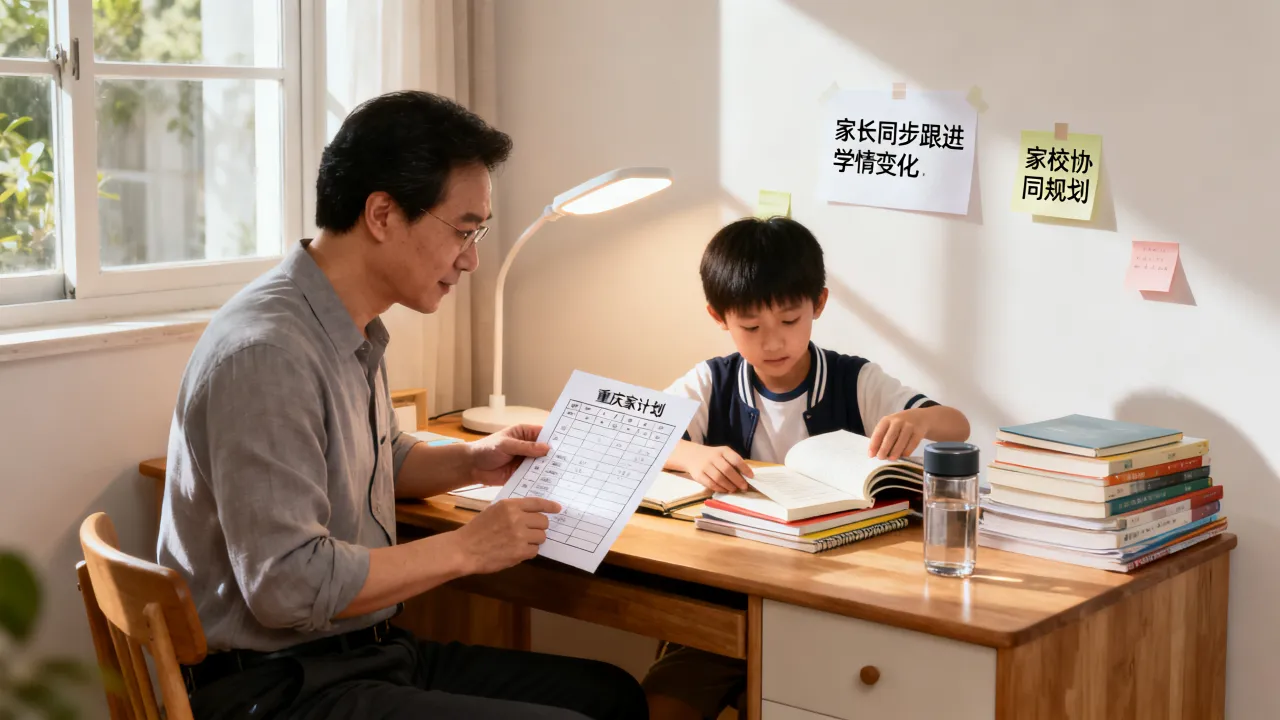重庆不要依靠机构单方面规划，家长同步跟进学情变化