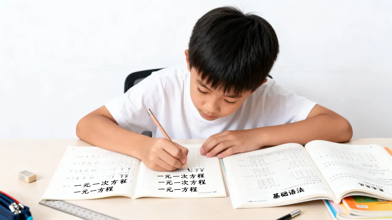 基础薄弱学生，不建议过早接触竞赛类难题训练