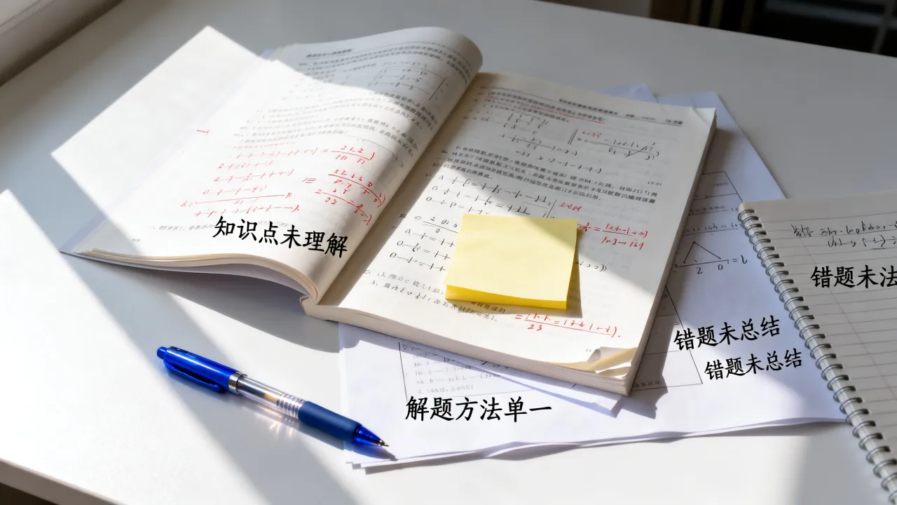 大量刷题但是分数没有提升，典型原因总结参考