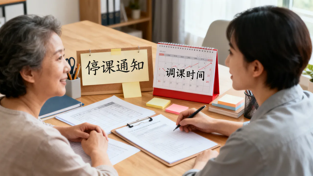 重庆家教停课、调课规则，提前沟通避免纠纷