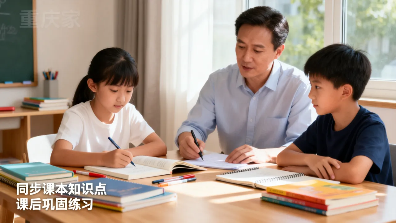 重庆家教授课内容，应当配合校内课本同步推进