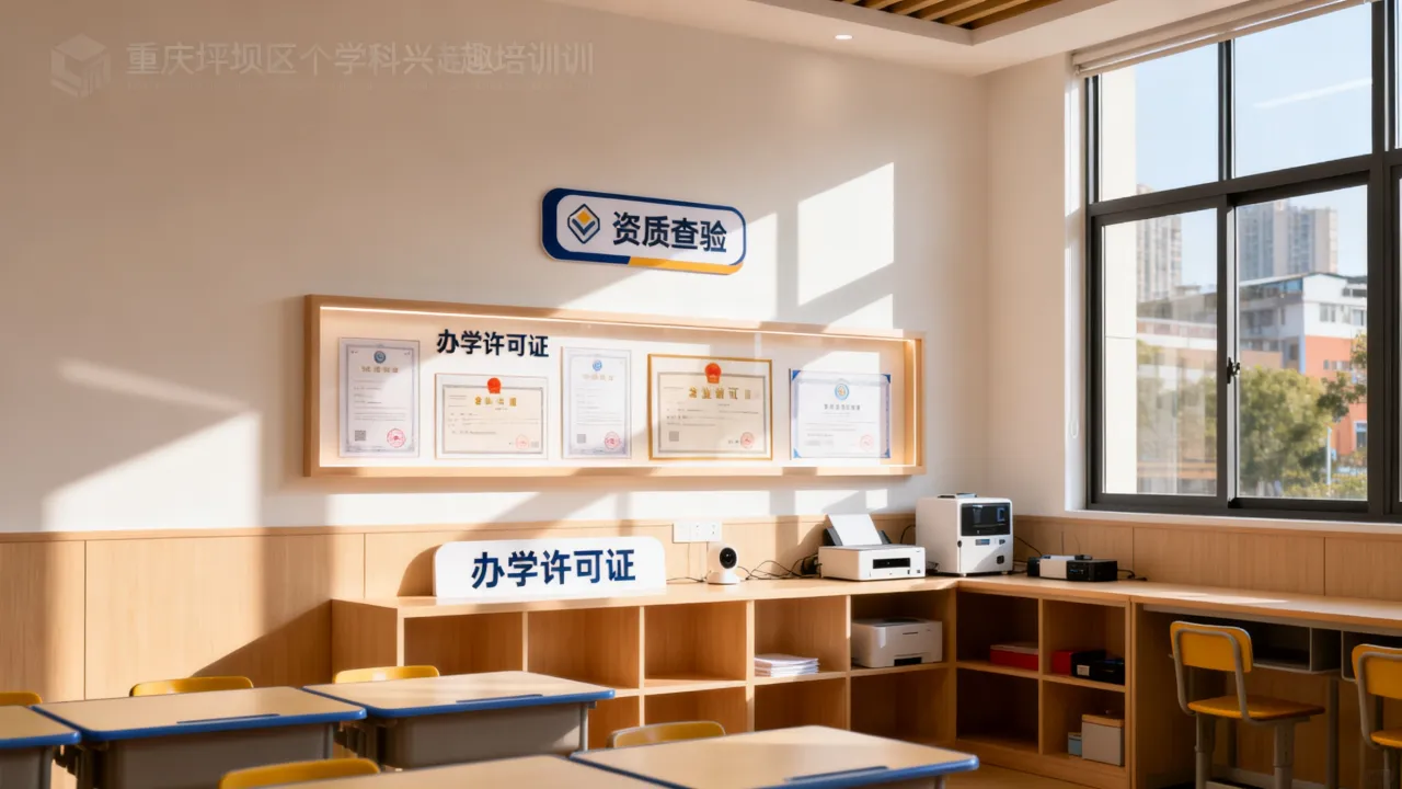重庆沙坪坝区非学科兴趣培训机构，同样需要查验资质