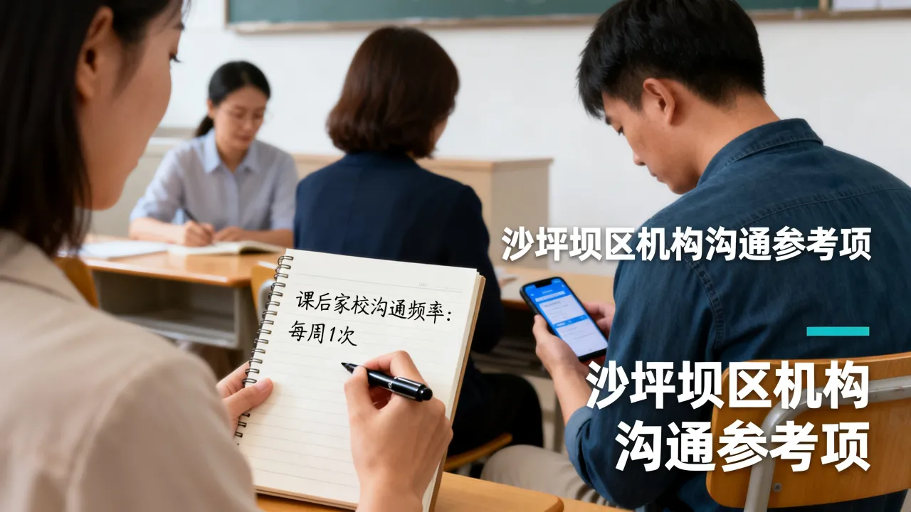重庆沙坪坝区机构课后家校沟通频率，纳入选择参考项