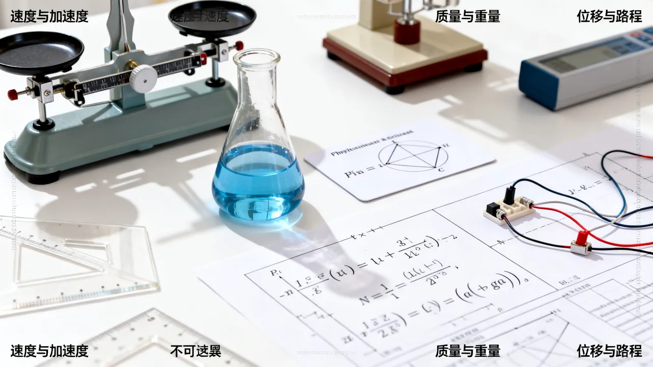 物理概念辨析，理清易混淆知识点之间的区别