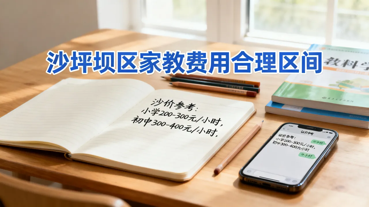 重庆沙坪坝区家教费用议价，哪些情况属于合理区间？