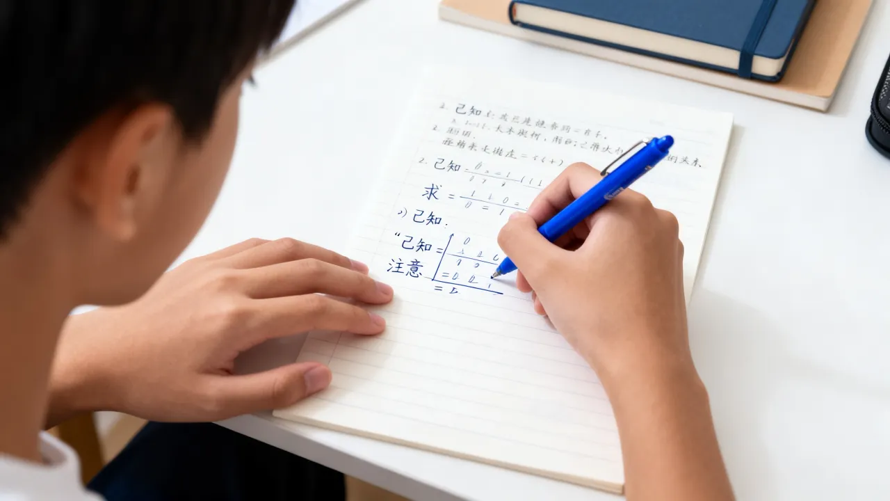 数学审题常见失误，养成标记关键条件的习惯