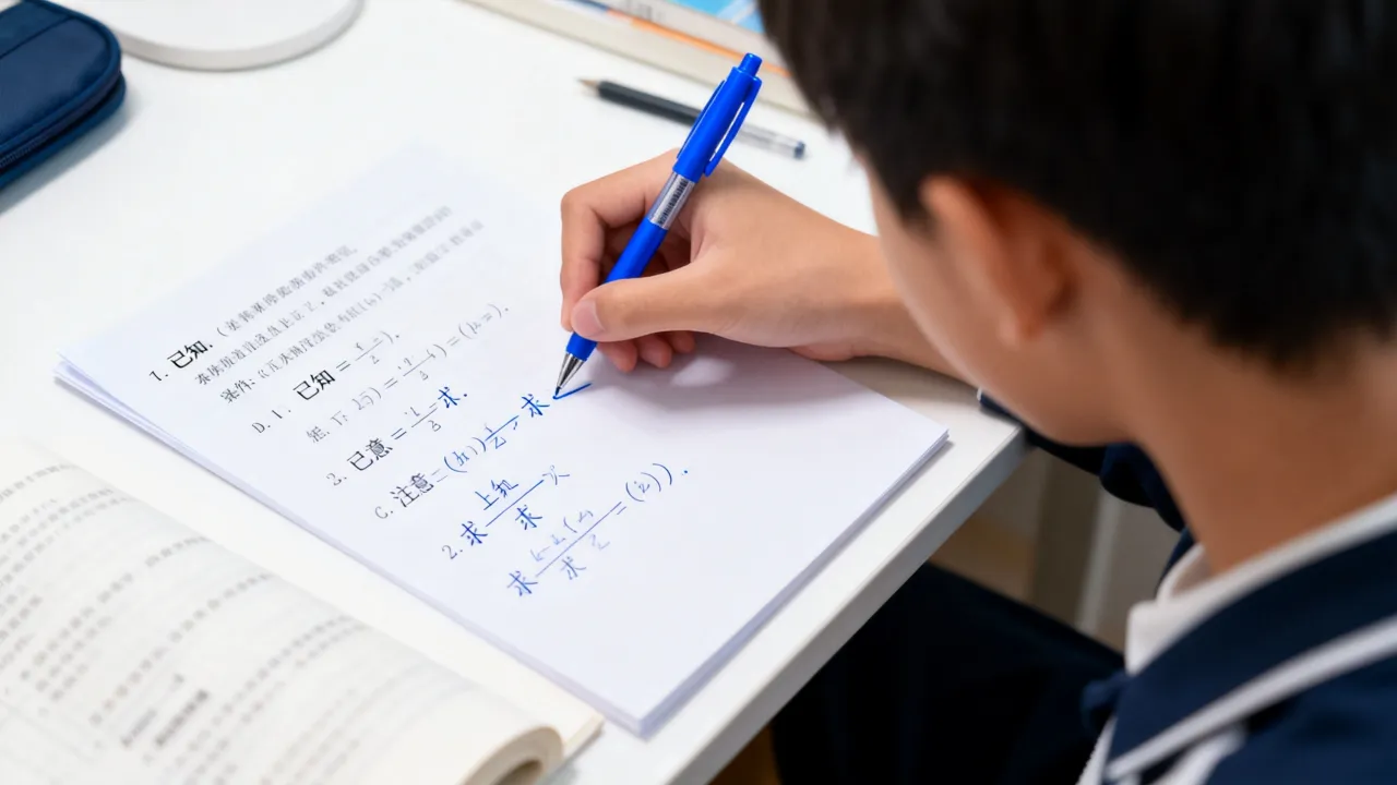 数学审题常见失误，养成标记关键条件的习惯