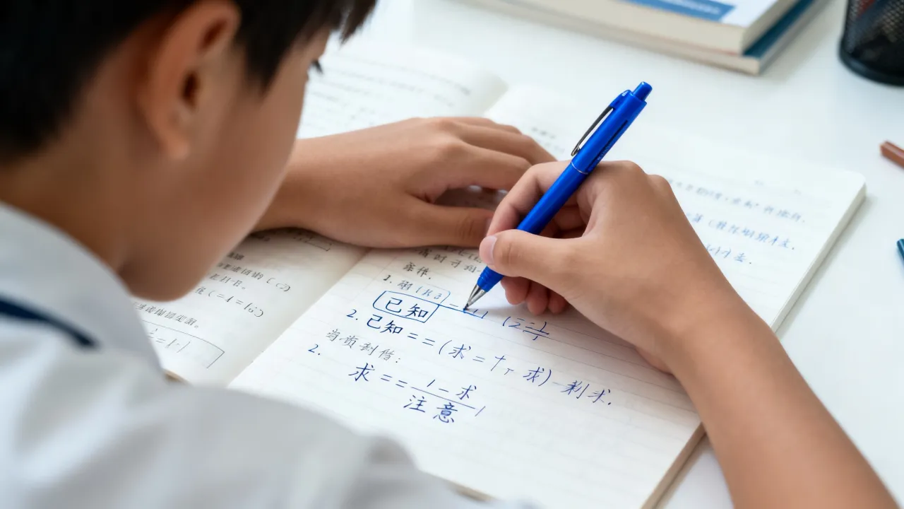数学审题常见失误，养成标记关键条件的习惯