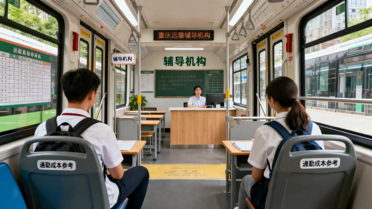 重庆渝北区远距离辅导机构，通勤成本需要综合考量