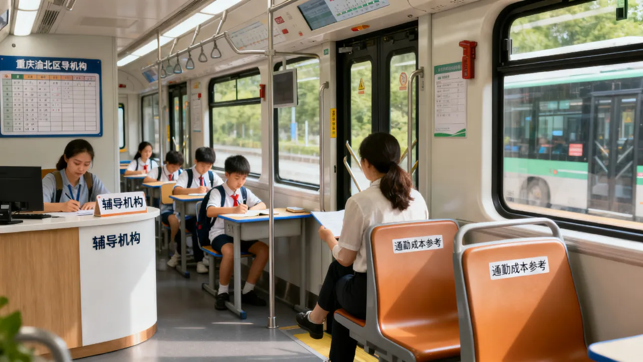 重庆渝北区远距离辅导机构，通勤成本需要综合考量