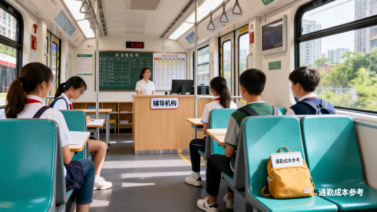 重庆渝北区远距离辅导机构，通勤成本需要综合考量
