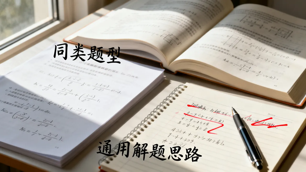 同类题型反复失分,归纳通用解题思路很关键 同类题型反复失分,归纳通用解题思路很关键