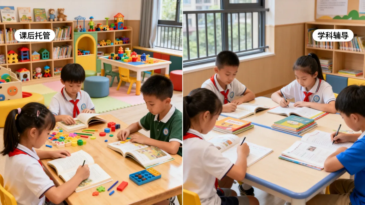 重庆渝北区小学课后托管机构,和学科辅导有什么区别 重庆渝北区小学课后托管机构,和学科辅导有什么区别